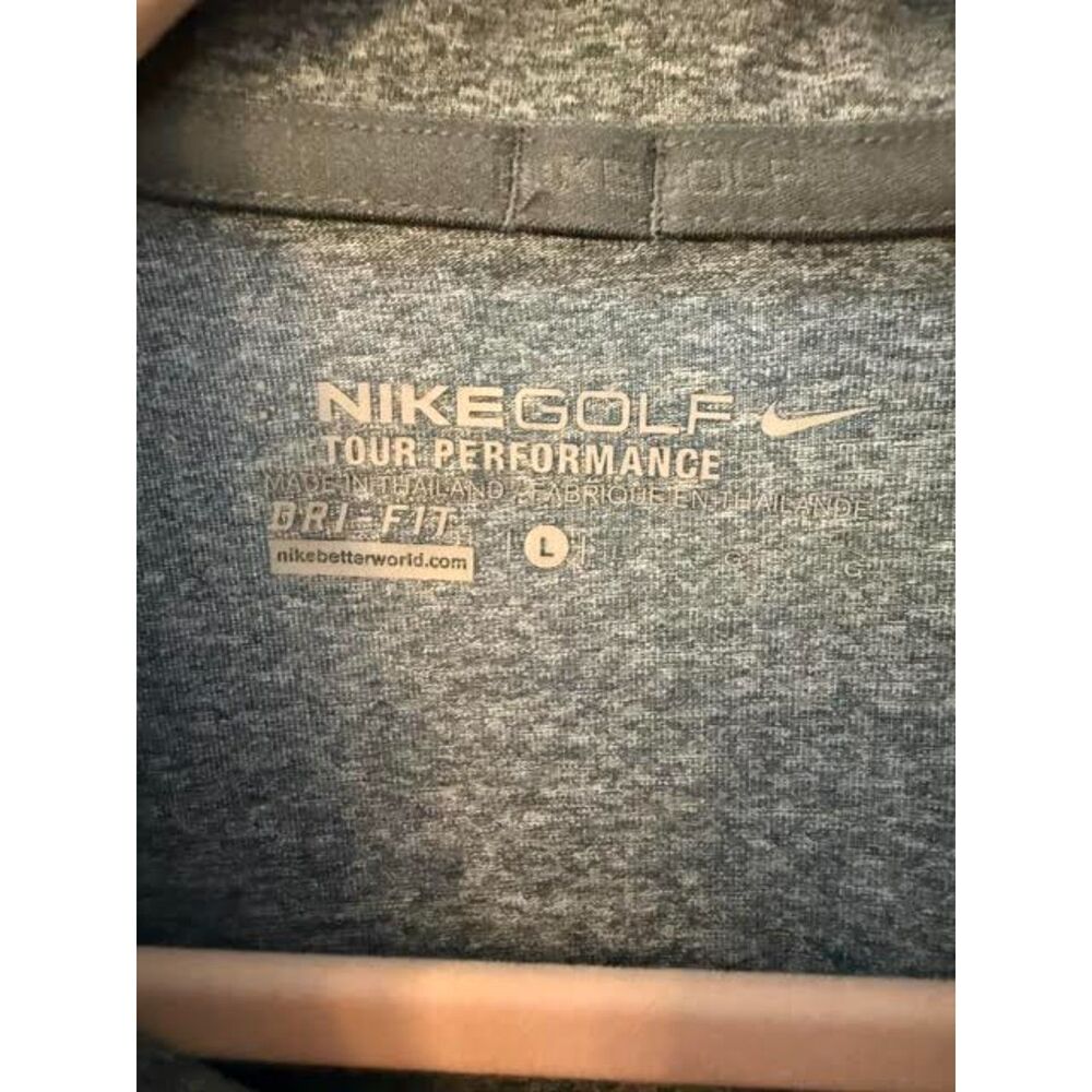 NIKE GOLF DRI FIT TOUR PERFORMANCE POLO SHIRT MEN'S LARGE HARDLY WORN!
